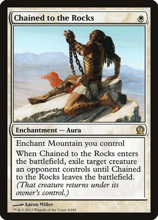 Chained to the Rocks [Theros] | Magic Magpie