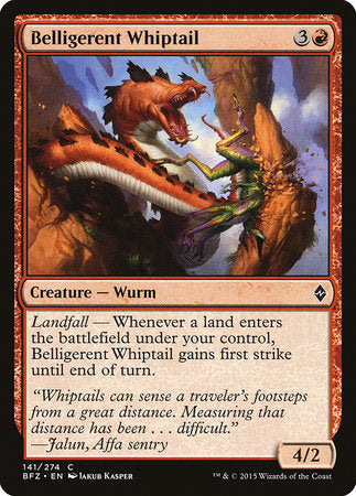 Belligerent Whiptail [Battle for Zendikar] | Magic Magpie