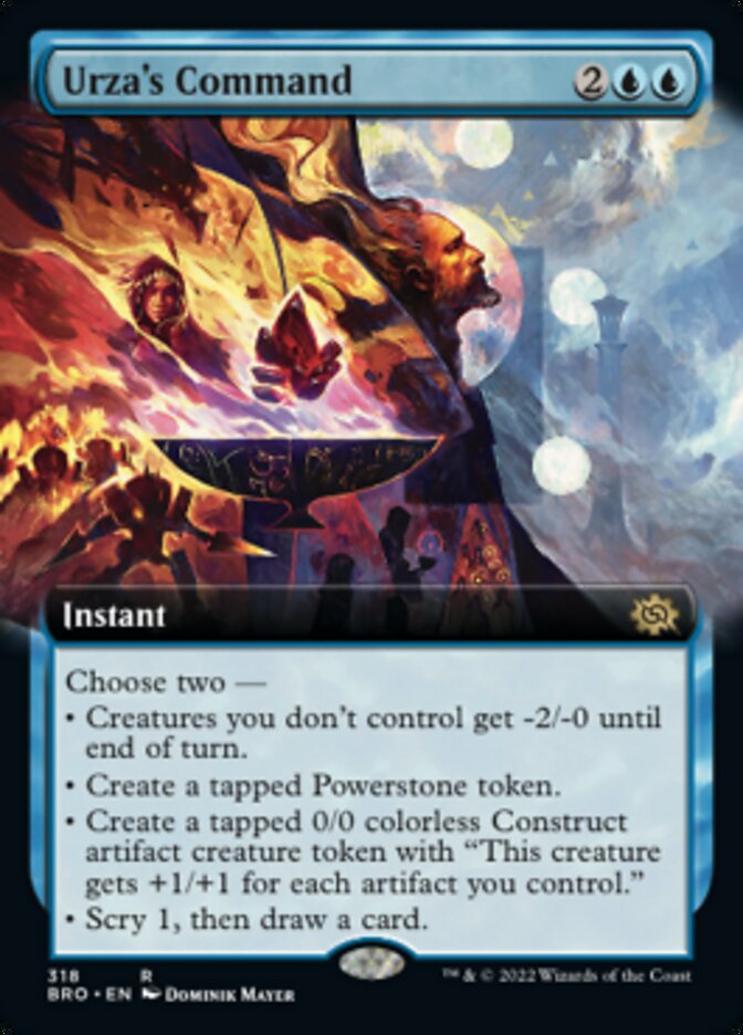 Urza's Command (Extended Art) [The Brothers' War] | Magic Magpie