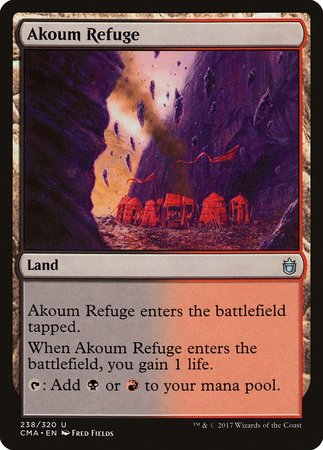 Akoum Refuge [Commander Anthology] | Magic Magpie