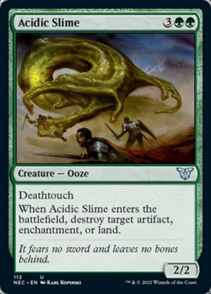 Acidic Slime [Kamigawa: Neon Dynasty Commander] | Magic Magpie