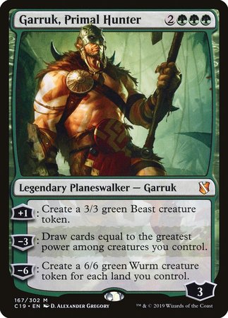 Garruk, Primal Hunter [Commander 2019] | Magic Magpie