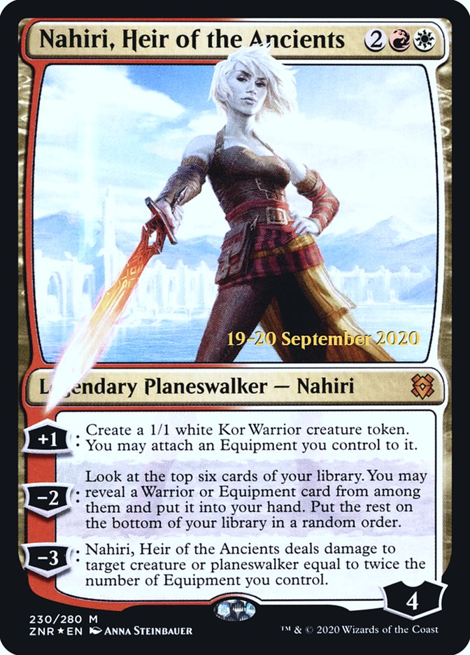 Nahiri, Heir of the Ancients  [Zendikar Rising Prerelease Promos] | Magic Magpie