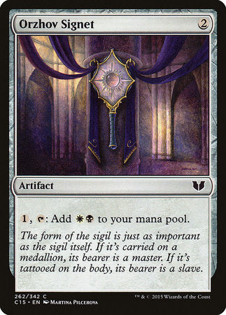 Orzhov Signet [Commander 2015] | Magic Magpie