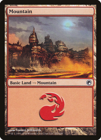 Mountain (243) [Scars of Mirrodin] | Magic Magpie