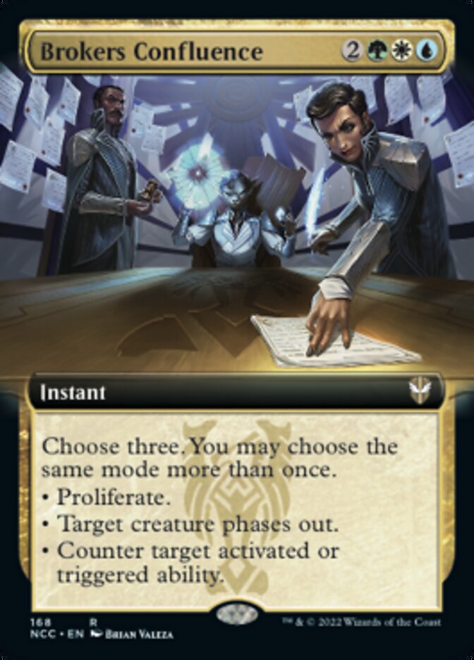 Brokers Confluence (Extended Art) [Streets of New Capenna Commander] | Magic Magpie