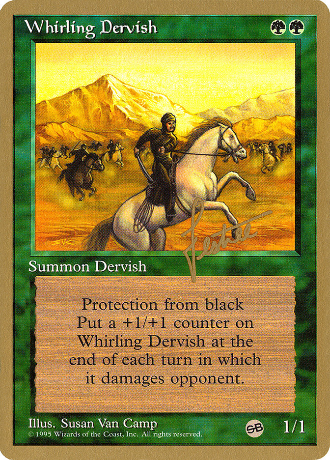 Whirling Dervish (Bertrand Lestree) (SB) [Pro Tour Collector Set] | Magic Magpie