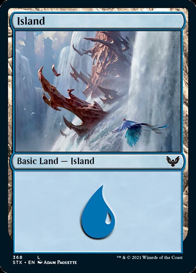 Island (#368) [Strixhaven: School of Mages] | Magic Magpie