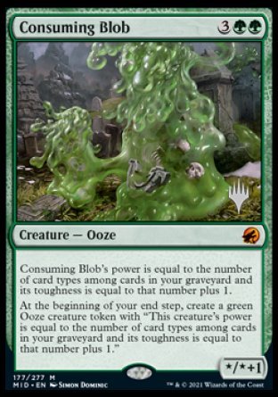 Consuming Blob (Promo Pack) [Innistrad: Midnight Hunt Promos] | Magic Magpie