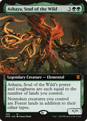 Ashaya, Soul of the Wild (Extended Art) [Zendikar Rising] | Magic Magpie