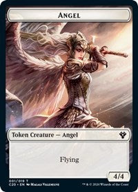 Angel // Elemental (010) Double-sided Token [Commander 2020 Tokens] | Magic Magpie