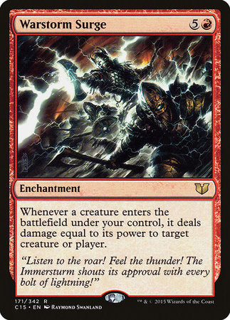 Warstorm Surge [Commander 2015] | Magic Magpie