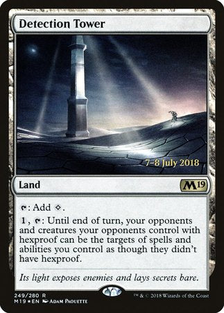 Detection Tower [Core Set 2019 Promos] | Magic Magpie