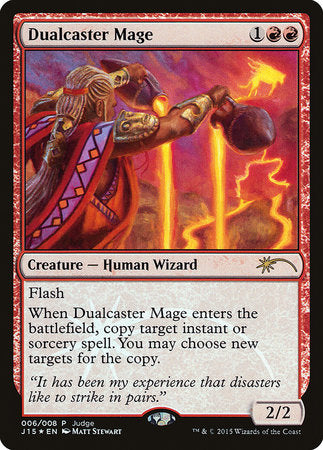 Dualcaster Mage [Judge Gift Cards 2015] | Magic Magpie