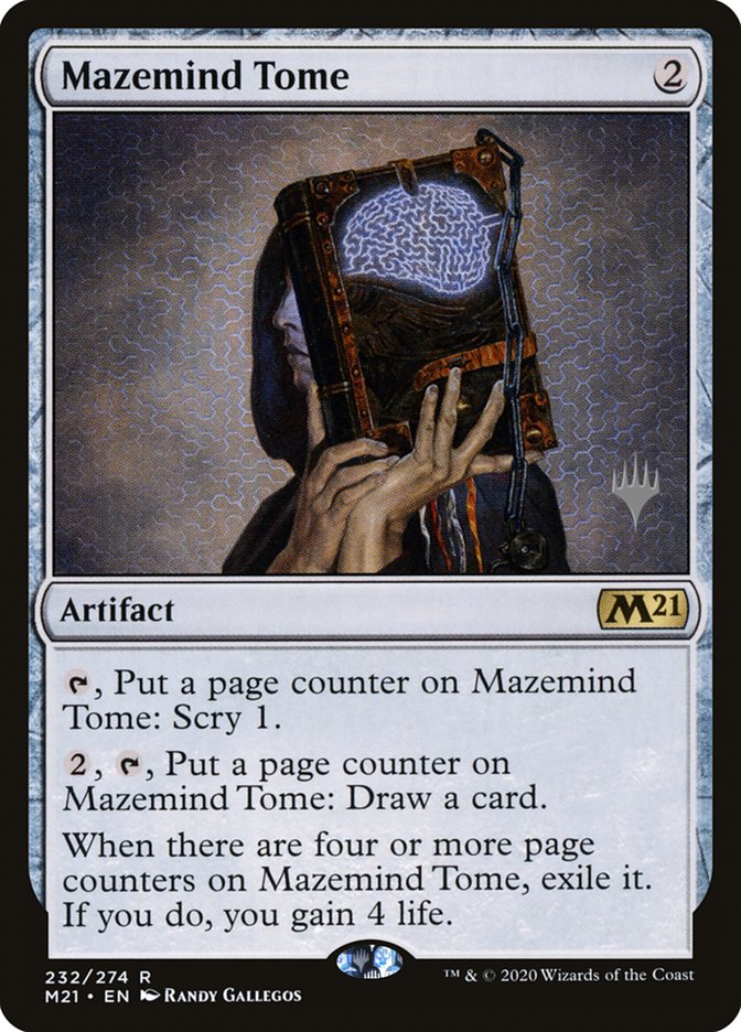 Mazemind Tome (Promo Pack) [Core Set 2021 Promos] | Magic Magpie