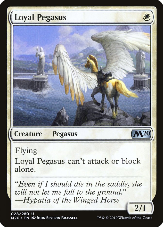 Loyal Pegasus [Core Set 2020] | Magic Magpie