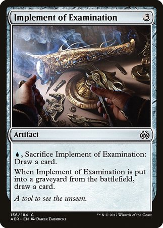 Implement of Examination [Aether Revolt] | Magic Magpie
