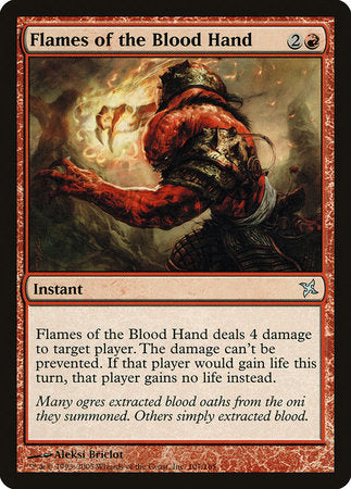 Flames of the Blood Hand [Betrayers of Kamigawa] | Magic Magpie