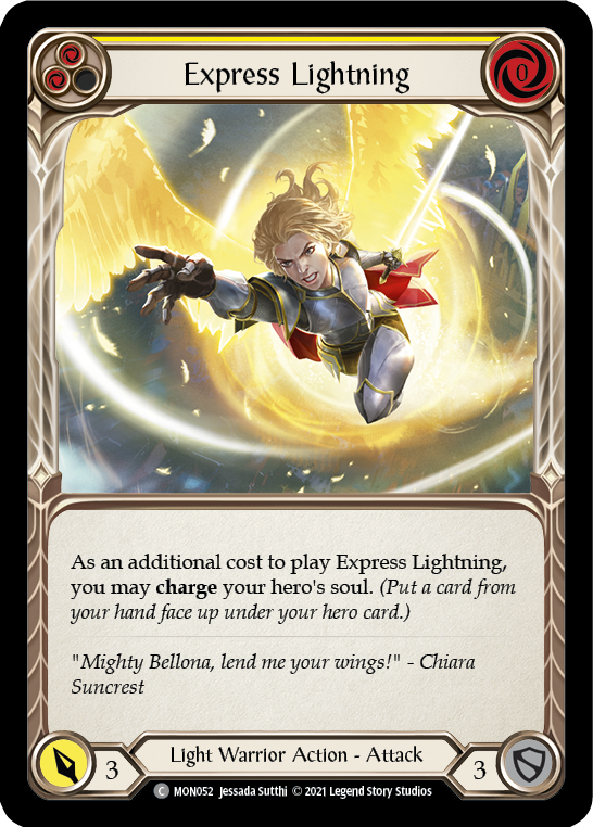 Express Lightning (Yellow) [MON052] 1st Edition Normal | Magic Magpie