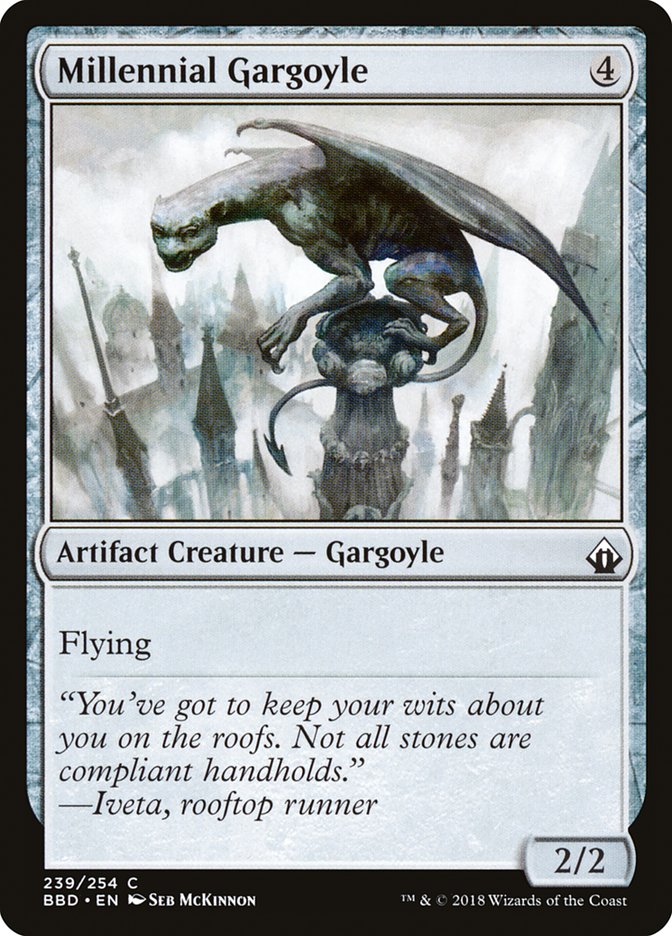 Millennial Gargoyle [Battlebond] | Magic Magpie