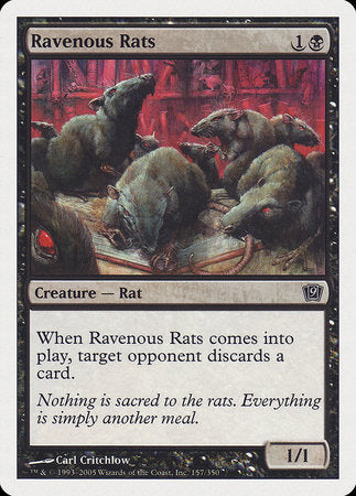 Ravenous Rats [Ninth Edition] | Magic Magpie