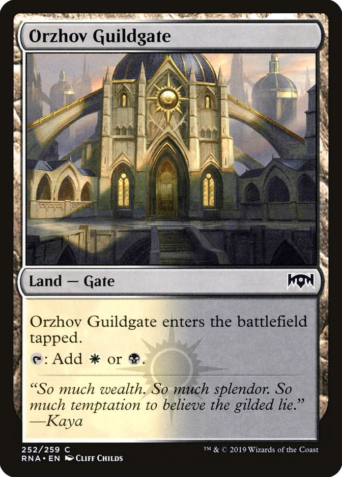 Orzhov Guildgate (252/259) [Ravnica Allegiance] | Magic Magpie