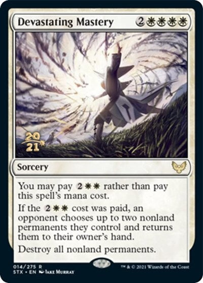 Devastating Mastery [Strixhaven: School of Mages Prerelease Promos] | Magic Magpie