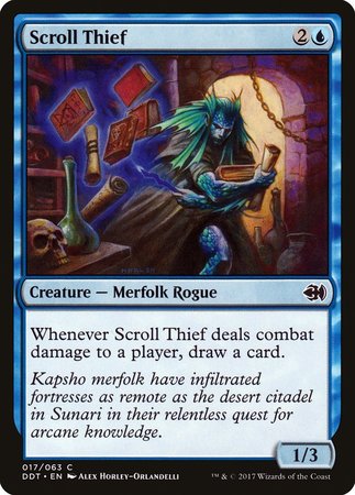 Scroll Thief [Duel Decks: Merfolk vs. Goblins] | Magic Magpie