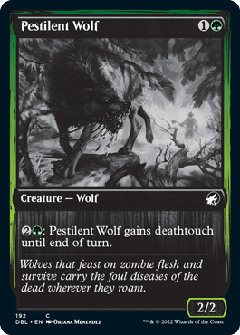 Pestilent Wolf [Innistrad: Double Feature] | Magic Magpie