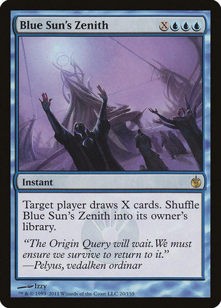 Blue Sun's Zenith [Mirrodin Besieged] | Magic Magpie