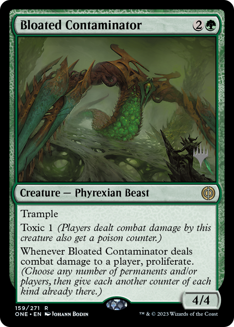 Bloated Contaminator (Promo Pack) [Phyrexia: All Will Be One Promos] | Magic Magpie