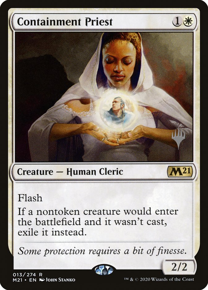 Containment Priest (Promo Pack) [Core Set 2021 Promos] | Magic Magpie