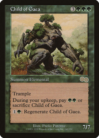 Child of Gaea [Urza's Saga] | Magic Magpie