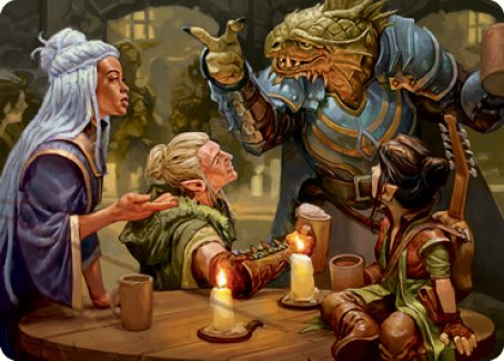 You Meet in a Tavern Art Card [Dungeons & Dragons: Adventures in the Forgotten Realms Art Series] | Magic Magpie