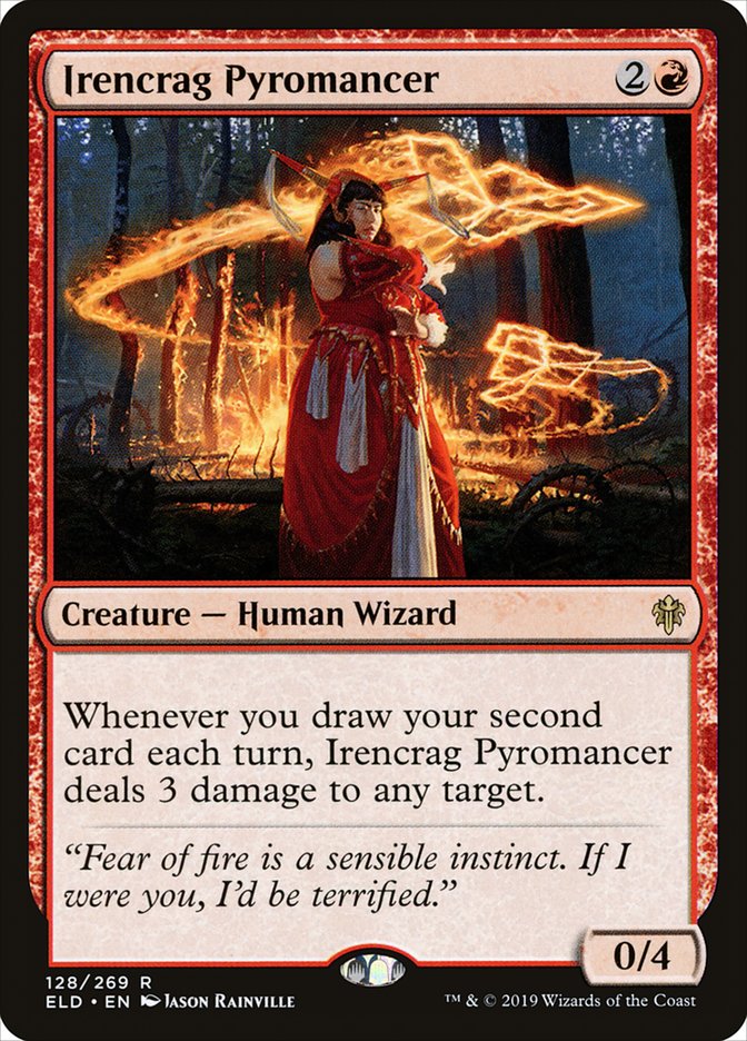 Irencrag Pyromancer [Throne of Eldraine] | Magic Magpie