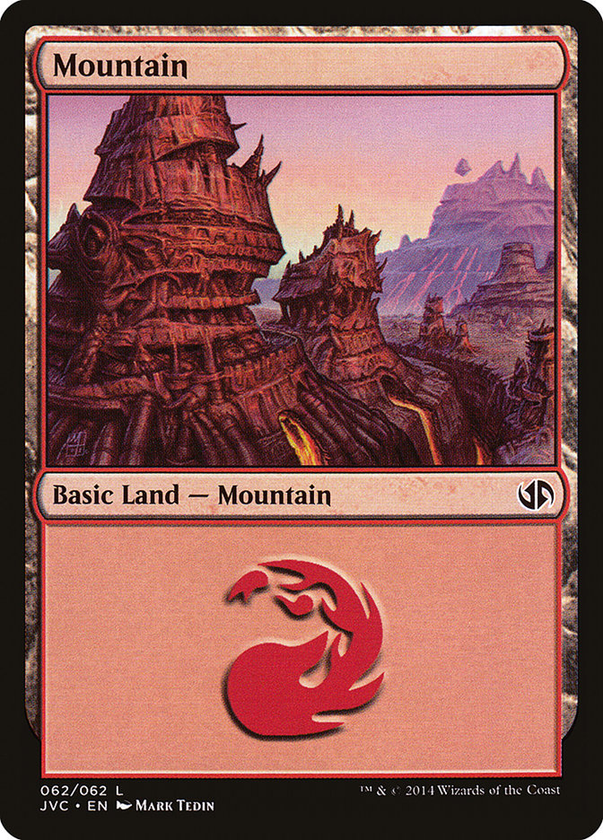 Mountain (62) [Duel Decks Anthology] | Magic Magpie