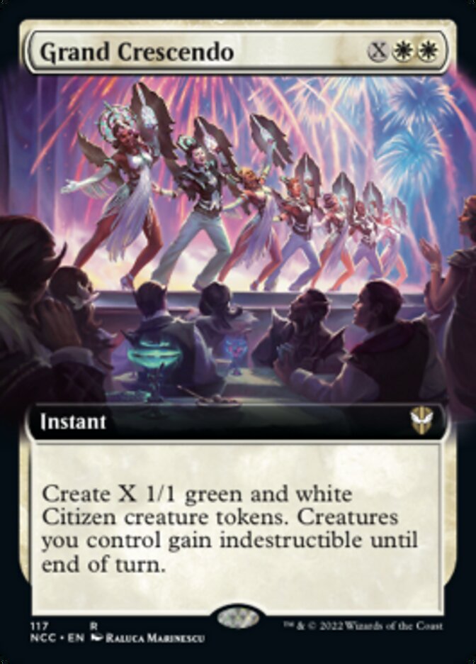 Grand Crescendo (Extended Art) [Streets of New Capenna Commander] | Magic Magpie