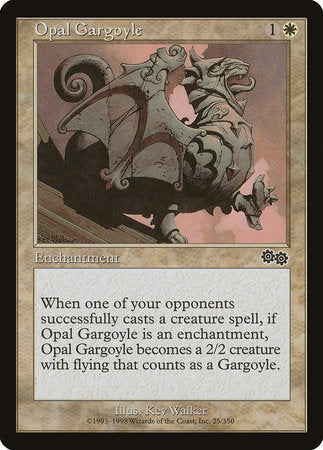 Opal Gargoyle [Urza's Saga] | Magic Magpie