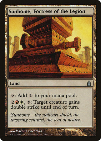 Sunhome, Fortress of the Legion [Ravnica: City of Guilds] | Magic Magpie