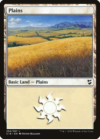 Plains (294) [Commander 2018] | Magic Magpie