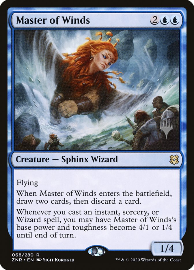 Master of Winds (Promo Pack) [Zendikar Rising Promos] | Magic Magpie