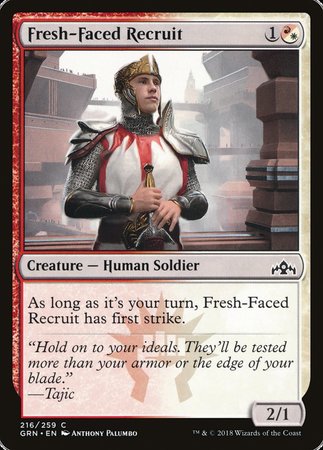 Fresh-Faced Recruit [Guilds of Ravnica] | Magic Magpie