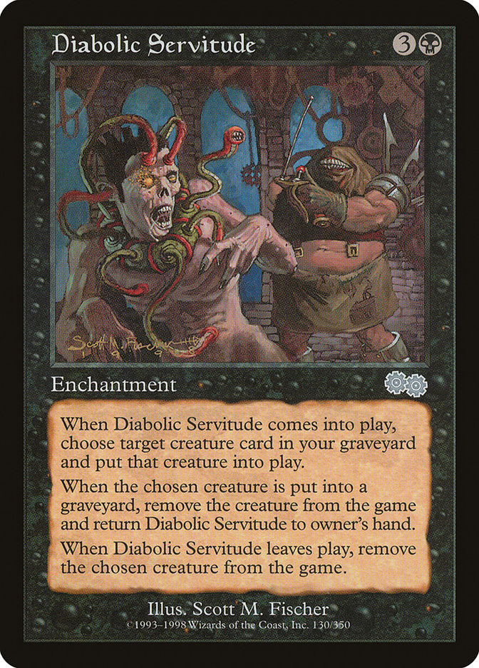 Diabolic Servitude [Urza's Saga] | Magic Magpie