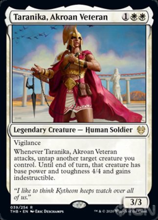 Taranika, Akroan Veteran [Theros Beyond Death] | Magic Magpie