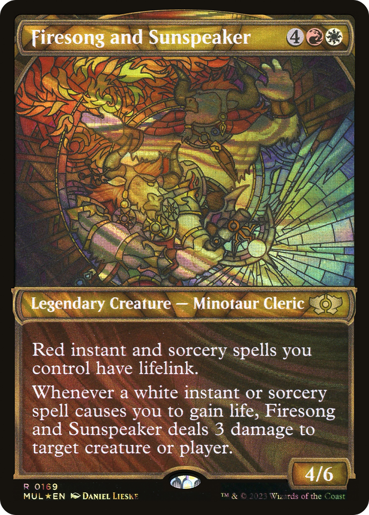 Firesong and Sunspeaker (Halo Foil) [Multiverse Legends] | Magic Magpie