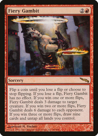 Fiery Gambit [Mirrodin] | Magic Magpie