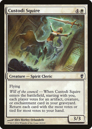 Custodi Squire [Conspiracy] | Magic Magpie