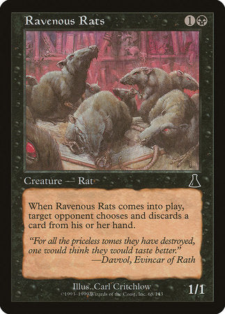 Ravenous Rats [Urza's Destiny] | Magic Magpie
