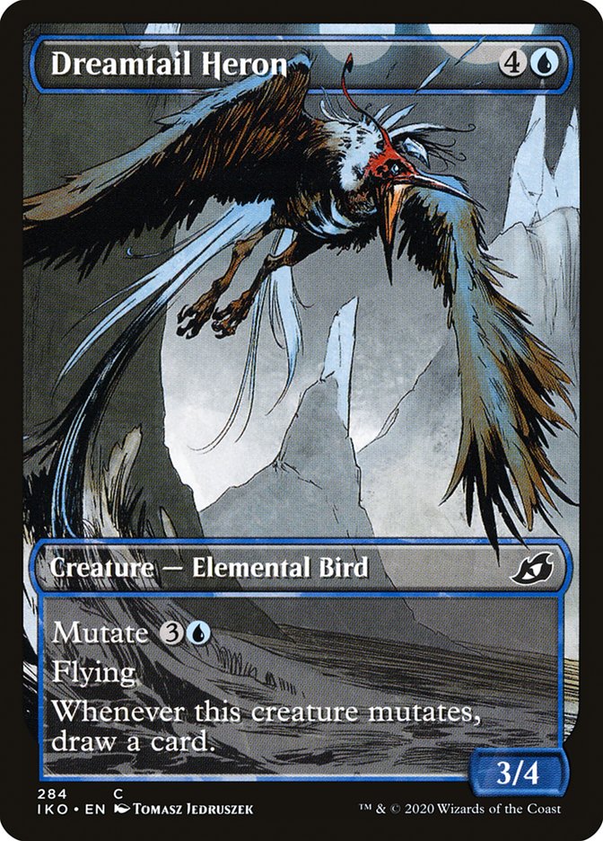 Dreamtail Heron (Showcase) [Ikoria: Lair of Behemoths] | Magic Magpie
