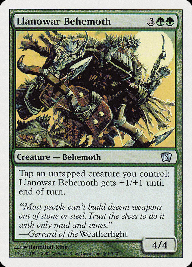 Llanowar Behemoth [Eighth Edition] | Magic Magpie